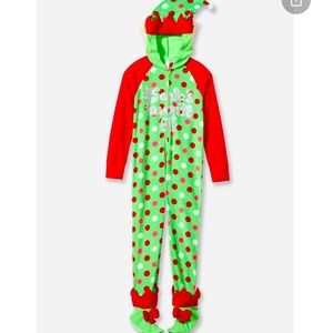 Justice Christmas onesie